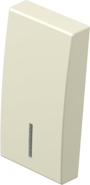 Лицев панел ключ/бутон 1 мод. с индикатор цвят Крем гланц Modul TEM