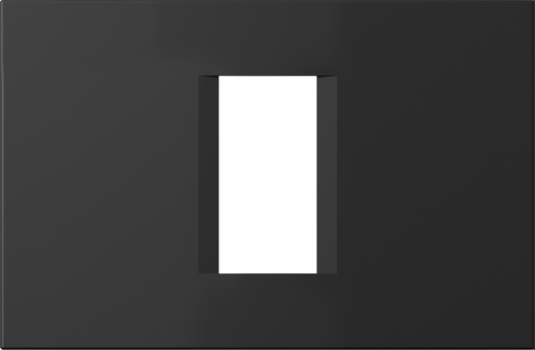 Рамка 1/3 мод. цвят Черен мат Modul TEM