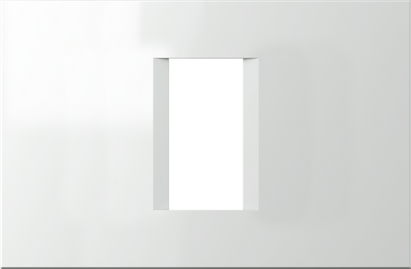 Рамка 1/3 мод. цвят Бял гланц Modul TEM