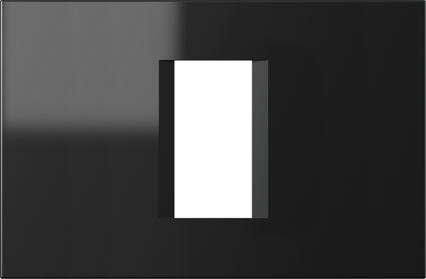 Рамка 1/3 мод. цвят Черен гланц Modul TEM