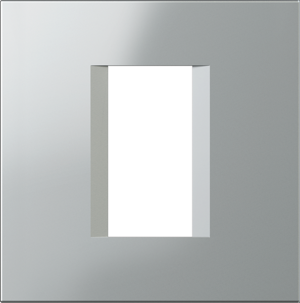 Рамка 1/2 мод. цвят Сребро мат Modul TEM