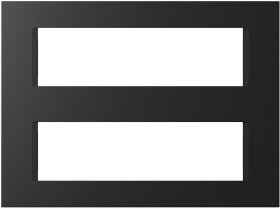 Рамка 7+7 мод. цвят Черен мат Modul TEM