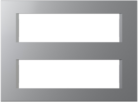 Рамка 7+7 мод. цвят Сребро мат Modul TEM