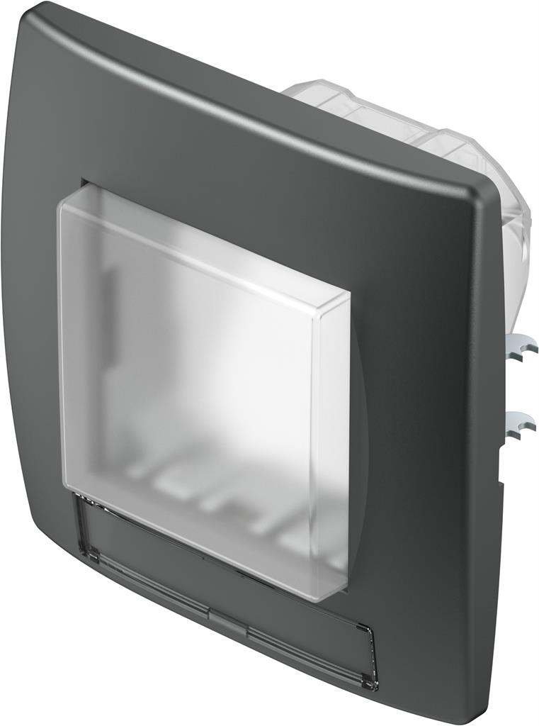 Рамка 2 мод. IP44 за ключове цвят Антрацит Modul TEM