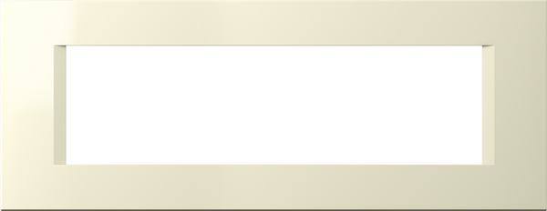 Рамка 7 мод. цвят Крем гланц Modul TEM