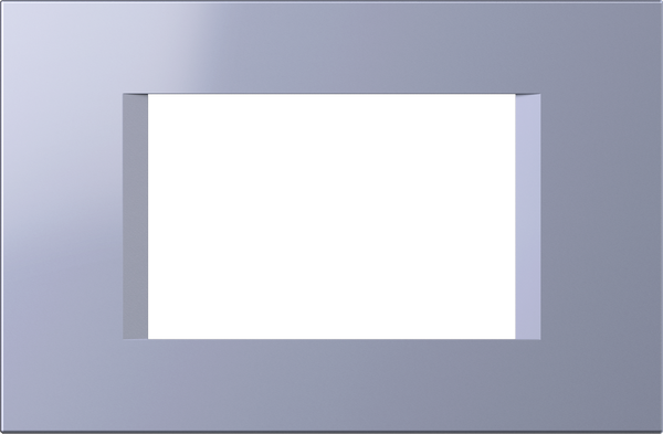 Рамка 3 мод. цвят Син мат Modul TEM