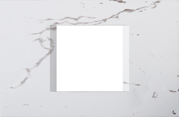 Рамка 2/3 мод. цвят Бял камък Modul TEM