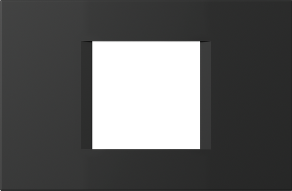 Рамка 2/3 мод. цвят Черен мат Modul TEM