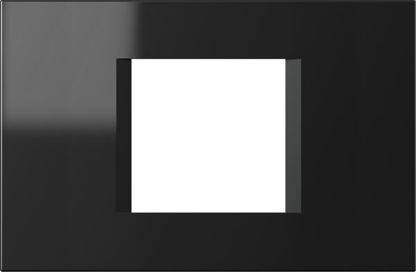 Рамка 2/3 мод. цвят Черен гланц Modul TEM