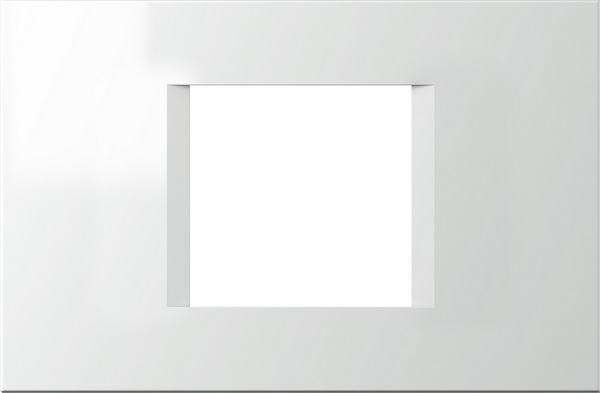 Рамка 2/3 мод. цвят Бял мат Modul TEM