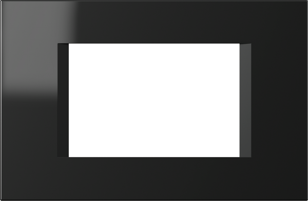 Рамка 3 мод. цвят Черен гланц Modul TEM