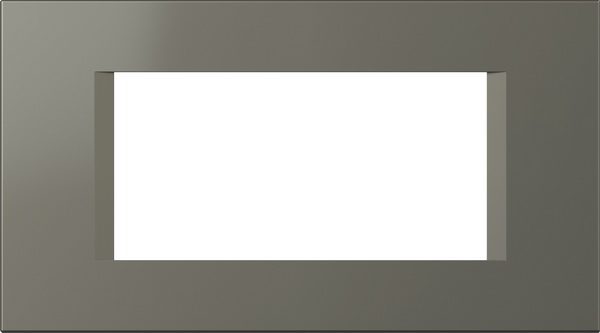 Рамка 4 мод. цвят Титан Modul TEM