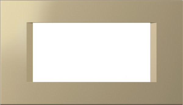 Рамка 4 мод. цвят Злато мат Modul TEM