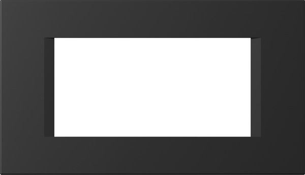 Рамка 4 мод. цвят Черен мат Modul TEM