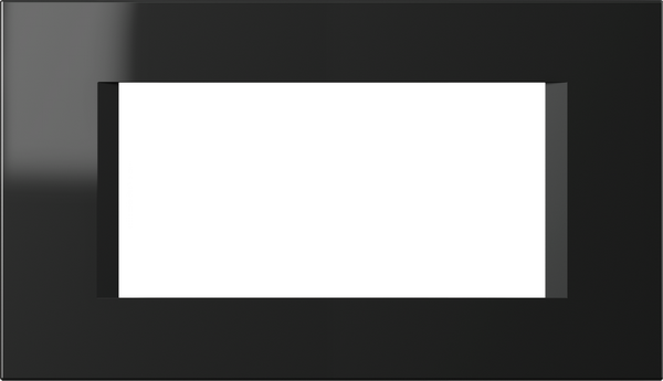 Рамка 4 мод. цвят Черен гланц Modul TEM