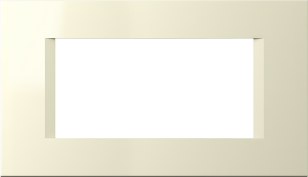 Рамка 4 мод. цвят Крем гланц Modul TEM