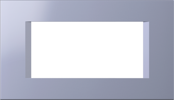 Рамка 4 мод. цвят Син мат Modul TEM