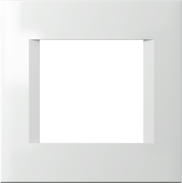 Рамка 2 мод. цвят Бял гланц Modul TEM