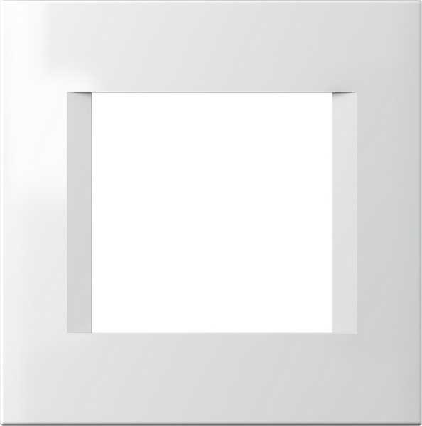 Рамка 2 мод. цвят Бял мат Modul TEM