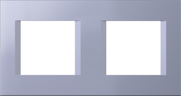 Рамка 2+2 мод. цвят Син мат Modul TEM