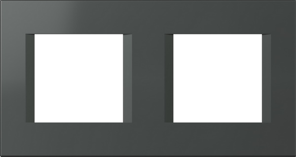 Рамка 2+2 мод. цвят Антрацит Modul TEM