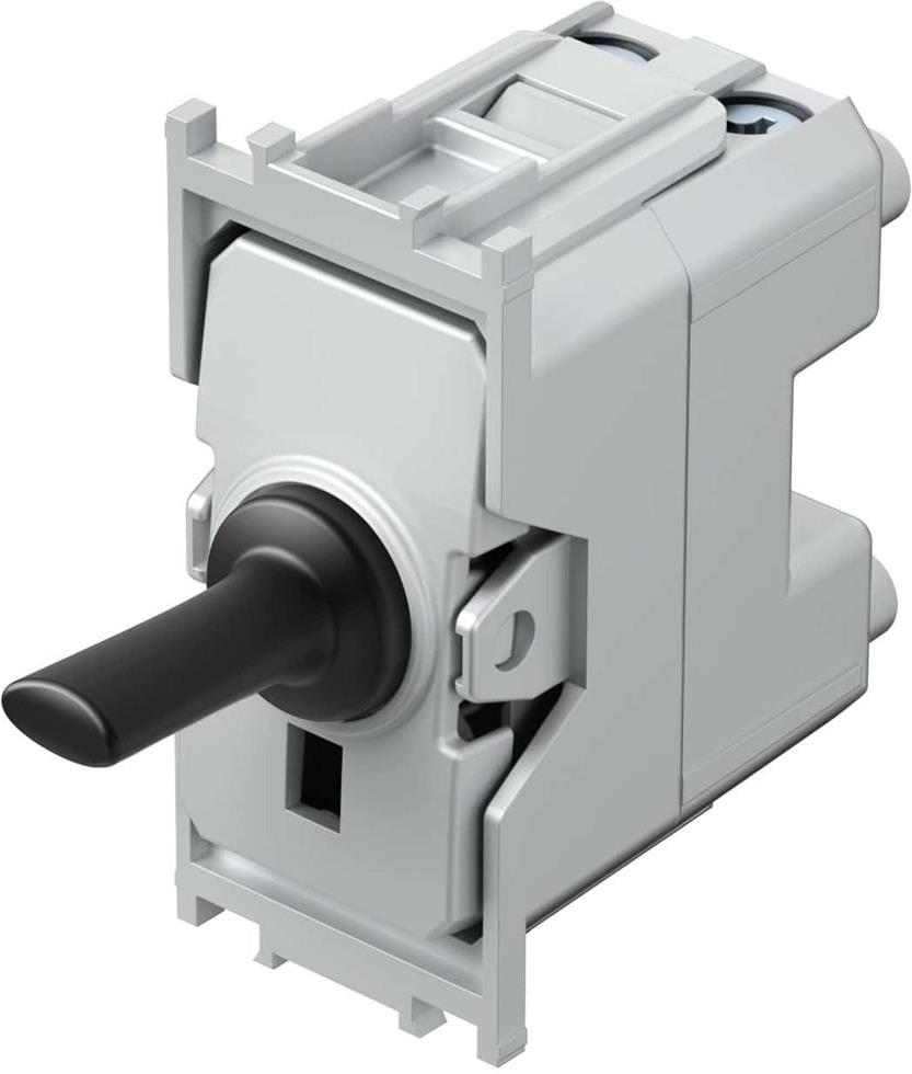 Бутон NO/NC 16A цвят Черен Edge TEM