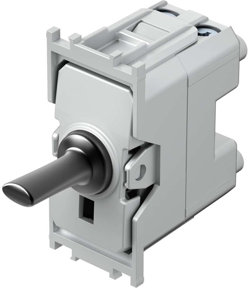 Кръстат ключ 16A цвят Антрацит Edge TEM