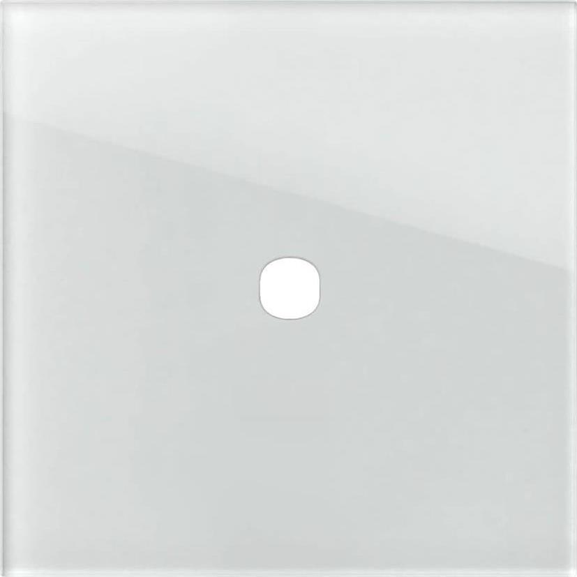 Рамка 1/2 мод. цвят Бяло стъкло Edge TEM