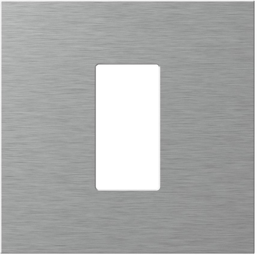 Рамка 1/2 мод. цвят Сребро мат Modul Edge TEM