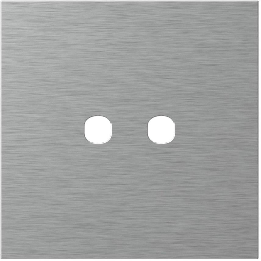 Рамка 2 мод. цвят Сребро мат Edge TEM