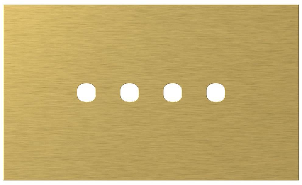 Рамка 4 мод. цвят Злато Edge TEM