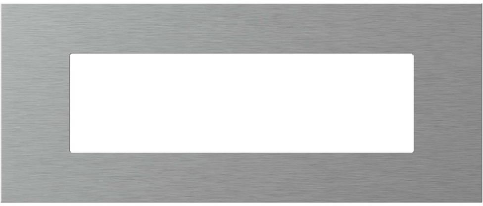 Рамка 7 мод. цвят Сребро мат Modul Edge TEM