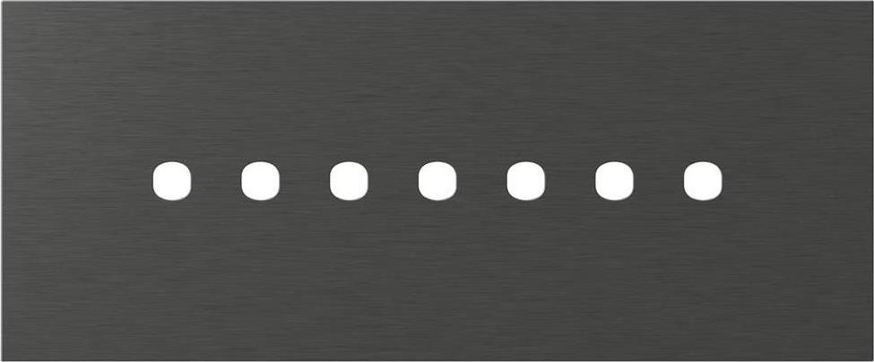 Рамка 7 мод. цвят Антрацит Edge TEM