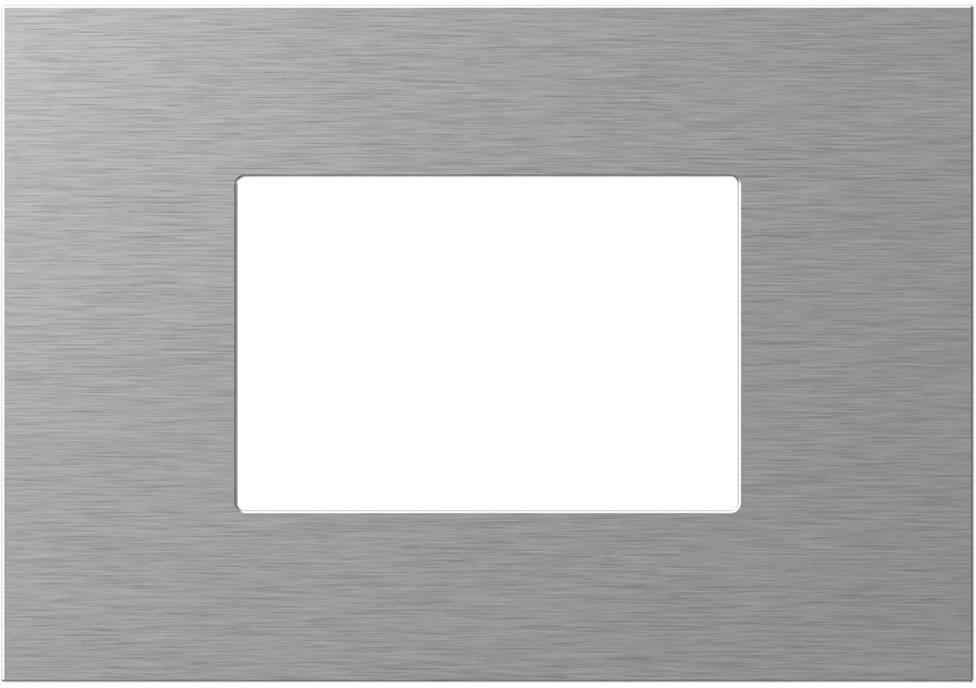 Рамка 3 мод. цвят Сребро мат Modul Edge TEM