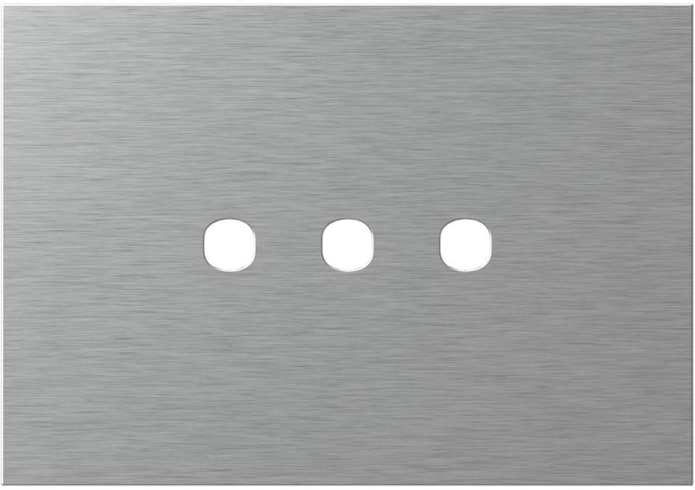 Рамка 3 мод. цвят Сребро мат Edge TEM