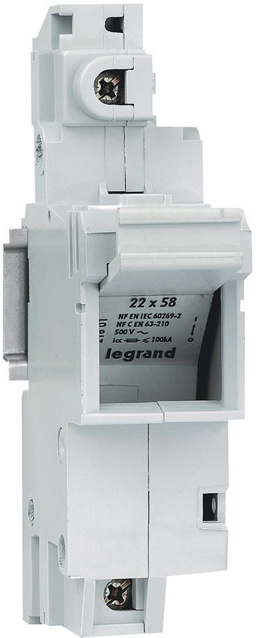 Разединител стопяем предпазител 1P 22X58 mm 2мод. Legrand