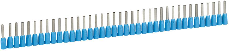 Кабелен накрайник 0.75мм2 изолиран син Legrand