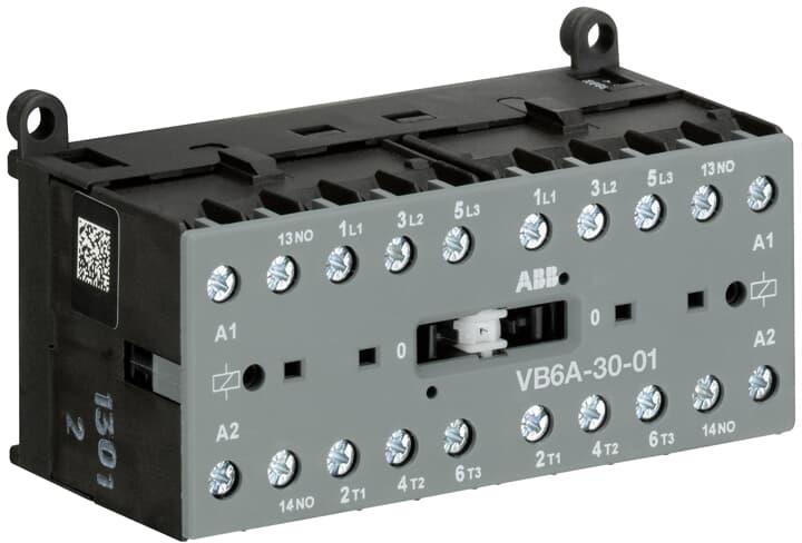 Контактор реверсивен VB6A-30-01 3P 4kW 1NC 24V 50-60Hz ABB