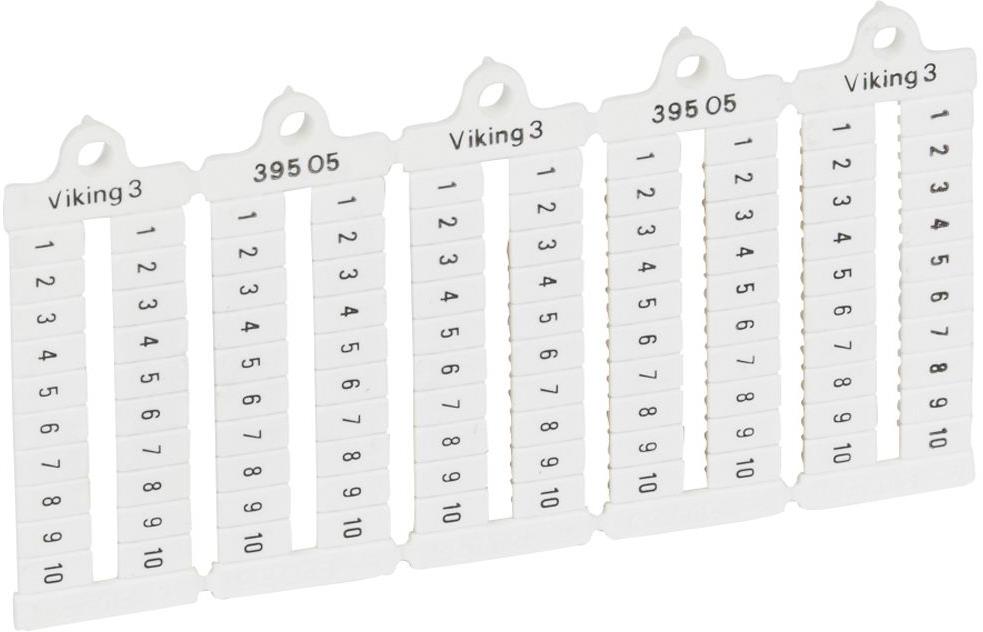 Etichetta 5mm per terminale di serie Viking 0...9 /100 pz. blister/ Legrand, LEGRAND BASSA TENSIONE, 39505