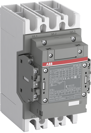 Контактор AF190-30-22 3P 90kW (190A AC-3) 2NO+2NC 250...500V 50/60Hz ABB
