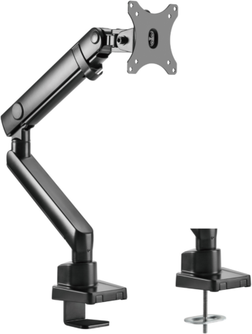 Стойка за монитор Sigma, единична, с пружини, цвят Черен, ABL