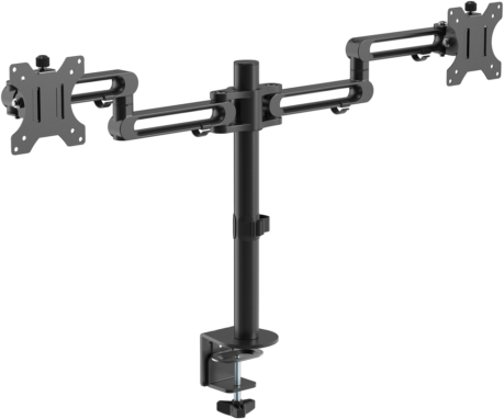 Стойка за монитор Strela, двойна, цвят Черен, ABL