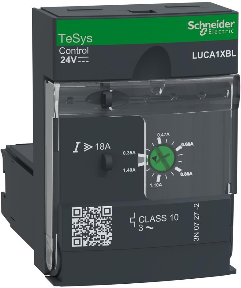 Моторен пускател TeSys U 3P 0.25kW (12A AC-3) с термична защита 0.35…1.4A 24V DC SE