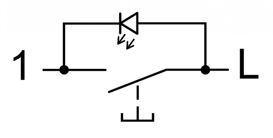 Енергоспестител моноблок цвят Бял Asfora SE