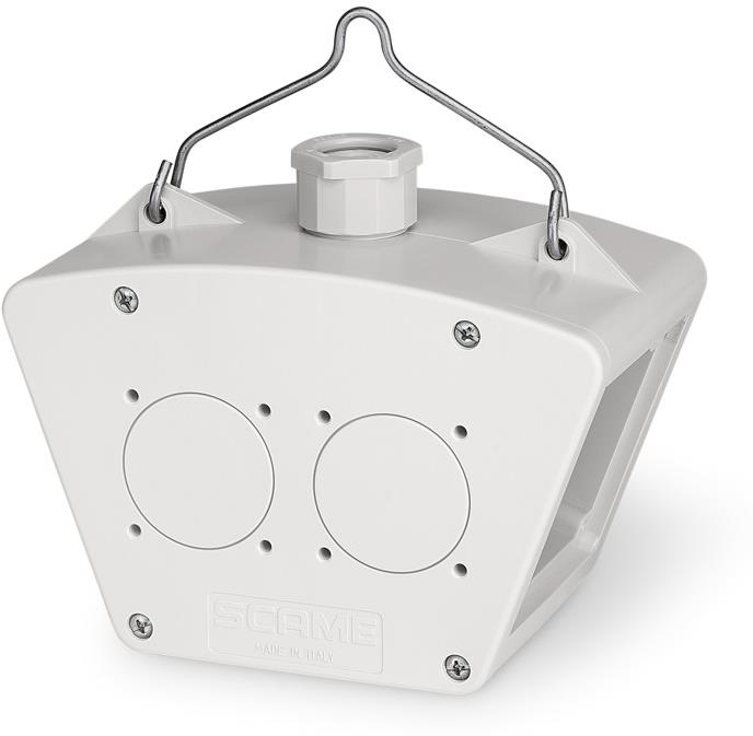 Индустриален адаптер с вход PG21 за фланец 3x 75x75 и 2x 50x60 серия Adapto Scame