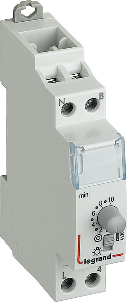 Стълбищен автомат, 1x 0.5s-10m, 16A, 230Vac 1 модул Legrand