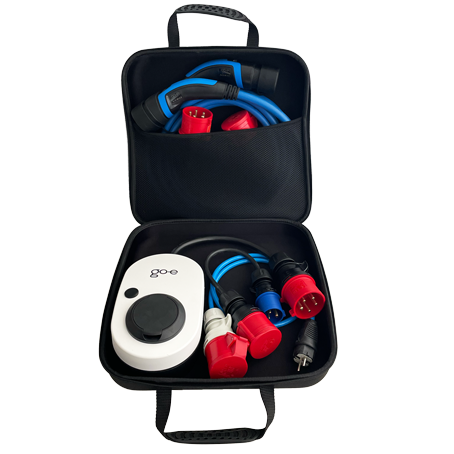 Чанта за преносима зарядна станция и кабели, go-e