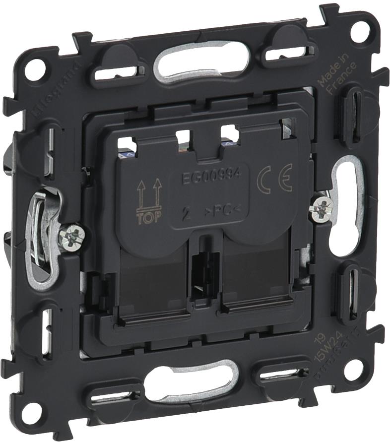 Розетка 2xRJ45 cat.6 UTP (без лицев панел) Valena In Matic Legrand