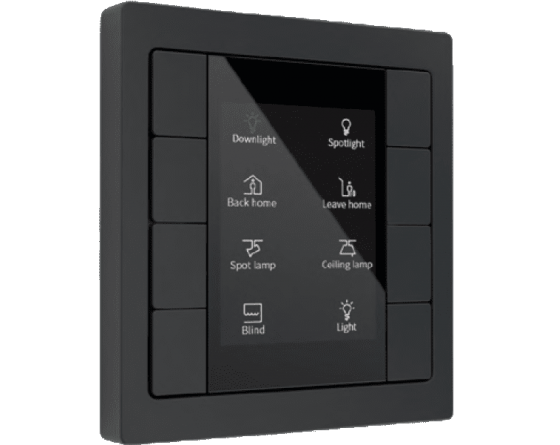 Пулт за управление с до 8 бутона с динамично етикиране KNX System D Merten SE