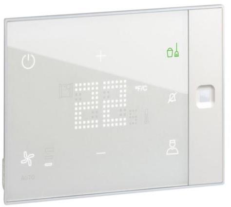 Термостат UXone 230V с DND/MUR за скрит монтаж, персонализация, BUS